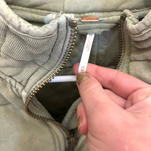 Free People Dolman Quilted Jacket in Green Size: XS - Picture 9 of 9